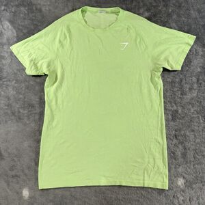 Gymshark Apex Seamless Performance Tee Neon Green Large Athletic Active‎ Workout